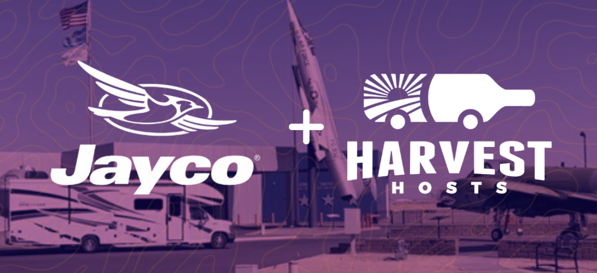 Experience the Road with Jayco and Save Money with Harvest Hosts