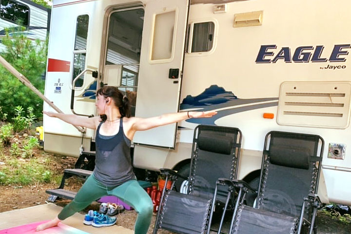 Yoga Poses to Energize Your RV Trip