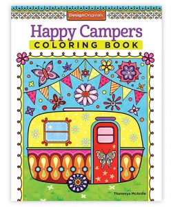 Happy campers coloring book