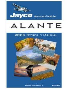 2022 Alante Owner's Manual
